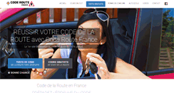 Desktop Screenshot of coderoutefrance.com
